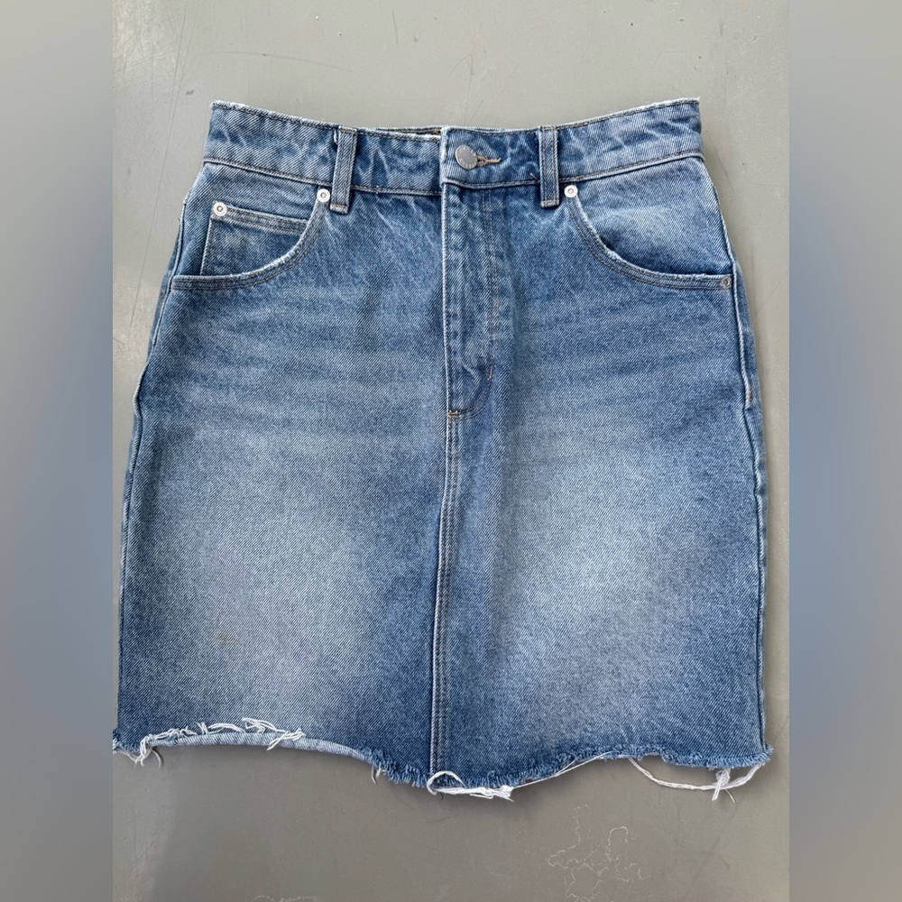 Rolla’s High Mini Denim Slim Fit Skirt Size 26